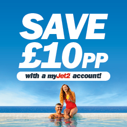 Single parent holidays get £60 off / Nothing beats a Jet2citybreak etc